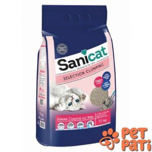 SANİCAT HIZLI TOPAKLAŞAN AMERİKAN TOPAKLANAN KEDİ KUMU 12 KG