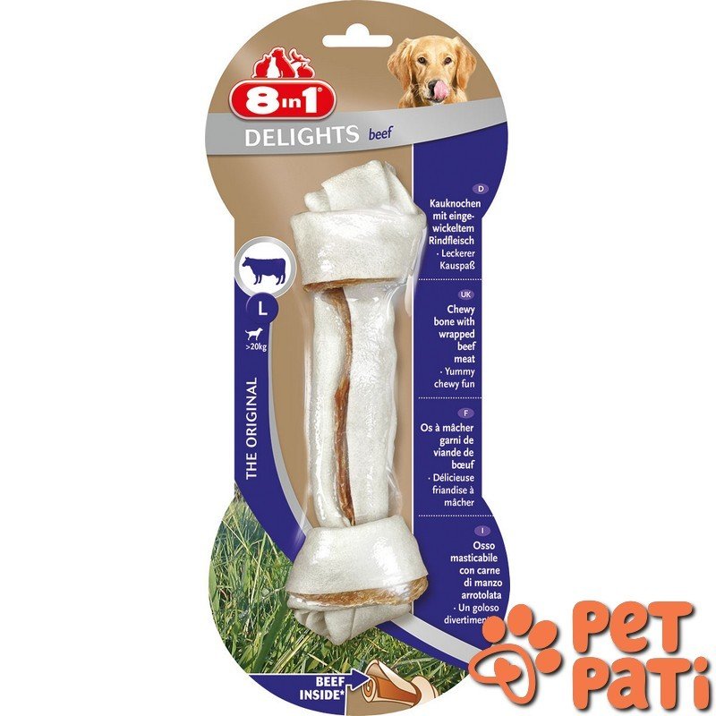 8IN1 BEEF DELIGHT BONES L