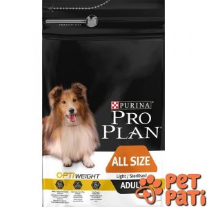 PRO PLAN LİGHT STERİLİSED KISIRLAŞTIRILMIŞ KÖPEK MAMASI 14 KG