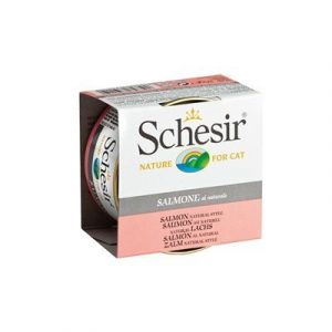 SCHESİR DOĞAL SOSLU SOMON BALIKLI YAŞ KEDİ MAMASI 85 GR