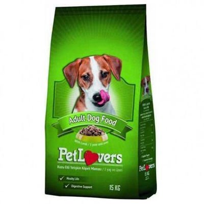 PET LOVERS YETİŞKİN KÖPEK KUZULU 15 KG